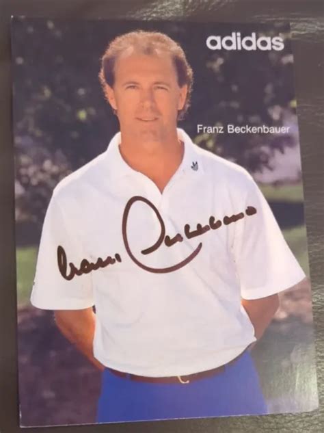 Franz Beckenbauer Original Signierte Autogrammkarte Autograph Dfb Fc