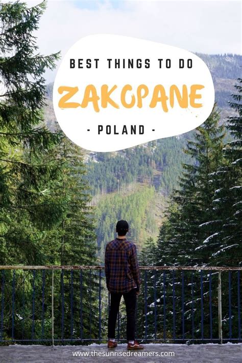 A Man Standing On Top Of A Wooden Deck Next To Trees And The Words Best