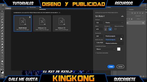 Medidas Para DiseÑar Y Como Guardar En Photoshop Youtube