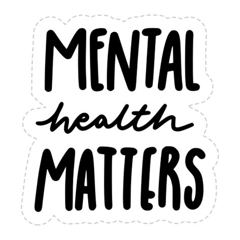 Mental Health Stickers Free Miscellaneous Stickers