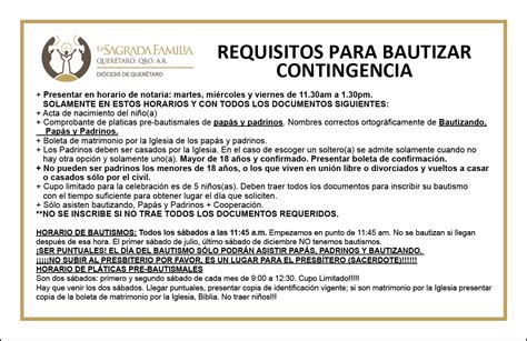 Requisitos para ser padrino de bautizo en México Tramitesclaros