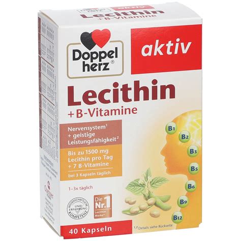 Doppelherz Aktiv Lecithin B Vitamine Kapseln 40 St Shop Apotheke At