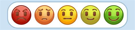 Emoji De Humor Diferente Emoticonos De Escala Emocional O