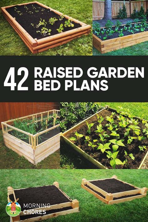 42 Diy Raised Garden Bed Plans And Ideas Pinpoint