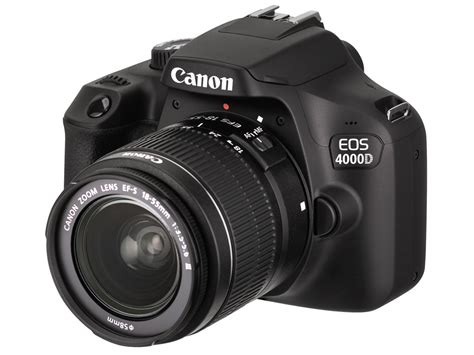 Kit Máquina Fotográfica Reflex Canon Eos 4000d 18 55mm 18 Mp Sensor