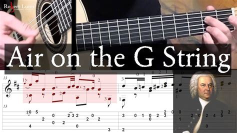 Air On The G String J S Bach Full Tutorial With Tab Classical