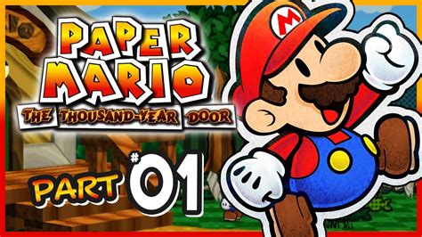 Paper Mario The Thousand Year Door Part 1 Treasure Map From Peach Gameplay Walkthrough Youtube