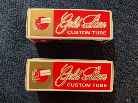 Genalex Gold Lion ECC82 12AU7 B749 Reissue Tubes Matched Pair Free