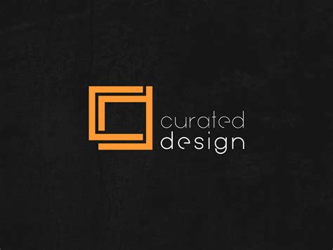 Curated Design Logo by OS Design on Dribbble