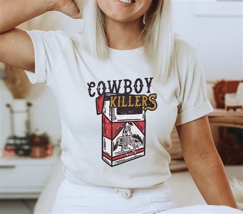 Cowboy Killers Graphic Tee Western Shirt Cowgirl Shirt Etsy