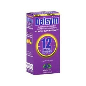 Delsym Adult Cough Suppressant Liquid, Grape Flavor, 5 OZ Ingredients - CVS Pharmacy