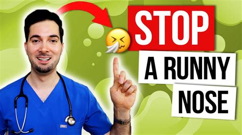 How To Get Rid Of A Runny Nose Fast And Stop Instantly YouTube