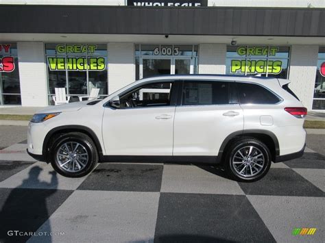 Blizzard Pearl White Toyota Highlander Xle Gtcarlot