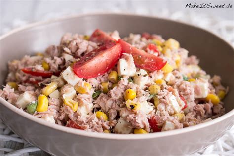 Thunfischsalat Mit Mais Und Feta Schnell Und Einfach