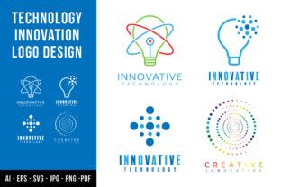 Innovation Technology Logo Design Gráfico por sabavector Creative Fabrica