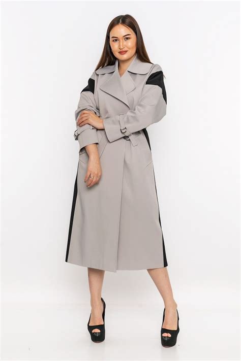 Renata 7594 GREY Women Trenchcoat Dosso Dossi