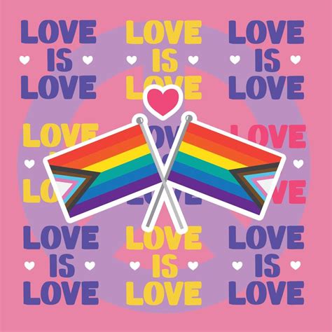 Love Is Love Letterings Poster 10479689 Vector Art At Vecteezy