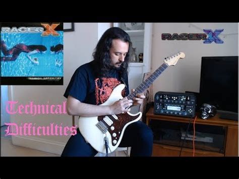 Racer X Technical Difficulties Paul Gilbert Guitar Cover Youtube