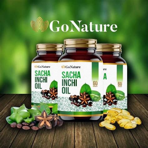 Go Nature Sacha Inchi Oil Softgel Go Nature By Ustaz Hanafiah Malek