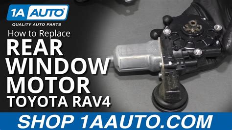 How To Replace Rear Window Motor 05 16 Toyota RAV4 YouTube