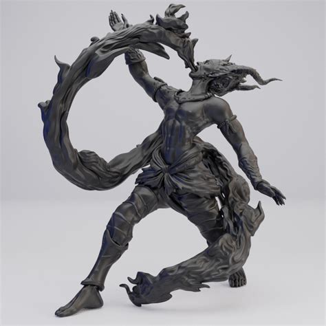 Hot Goblin 若いイフリートマジック フィギュア ホットゴブリン 魔法使い