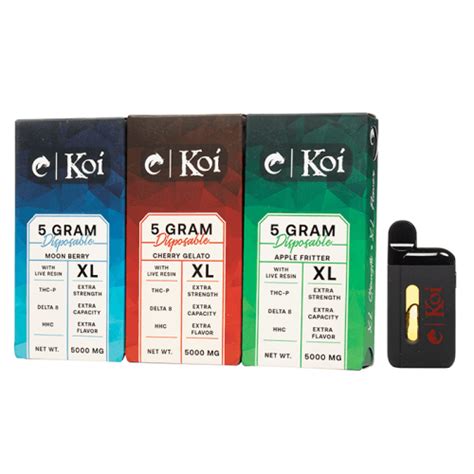 Koi 5 Grams Disposable With Live Resin Thc P Hhc Delta 8 10