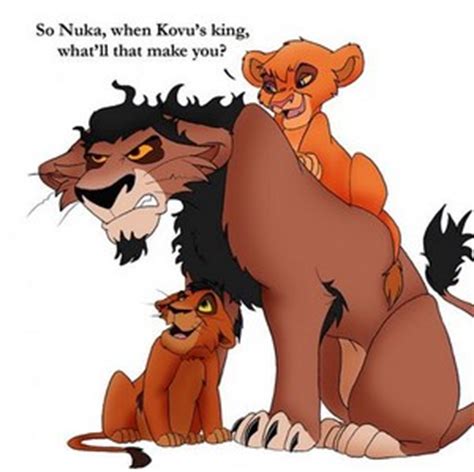 Nuka Kovu Vitani The Lion King Simba S Pride Fan Art