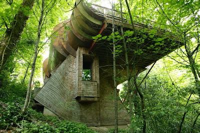 Whimsical Wooden Treehouse - GalleryHomeDesign