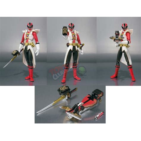 Bandai S H Figuarts SHF Sentai Shinkenger Super Shinken Red Figure