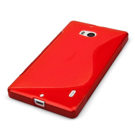 Caseflex Nokia Lumia 930 Silicone Gel S Line Case Red