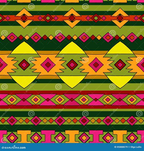 Ethnic Peru Pattern Stock Vector Illustration Of Ornament 85888079