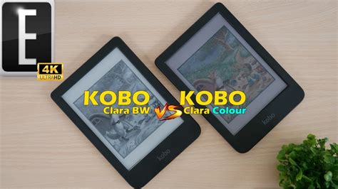 Kobo Clara Bw Vs Kobo Clara Colour Comparison Youtube