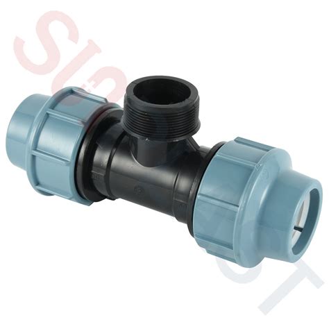 Factory Customized Way Tee Corner Pp Compression Hdpe Pipe Fittings