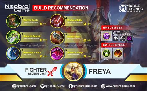 Build Freya Tersakit Mobile Legends Ngobrol Games