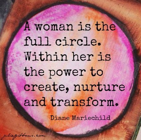 Woman Is Full Circle Divine Feminine Quotes Wisdom