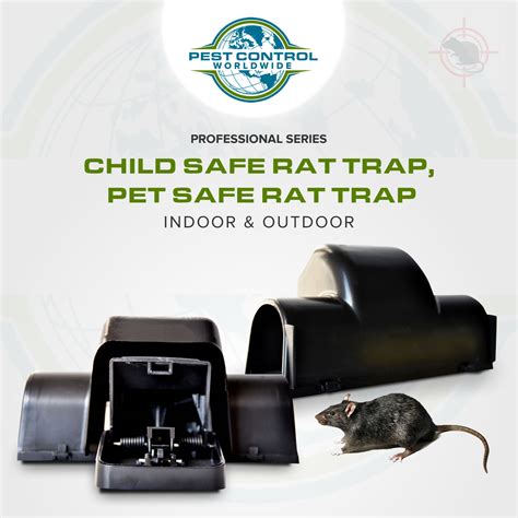 Child Safe And Pet Safe Rat Tunnel Snap Trap Pest Control Worldwide A