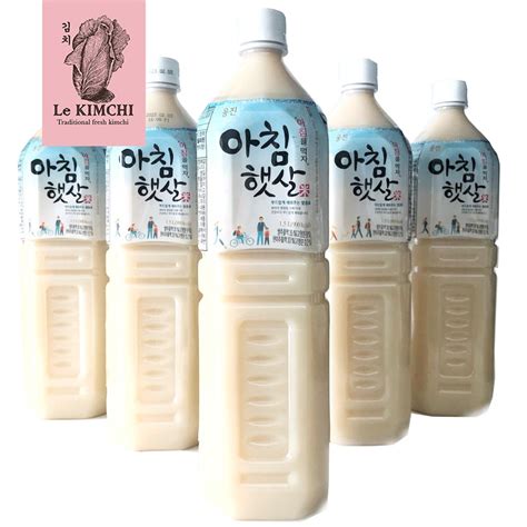 Jual Woongjin Morning Rice Drink Makgeolli Non Alkohol 1 5 L Korean