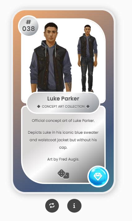 Luke Parker Card 38 Concept Art Collection Life Is Strange Fans