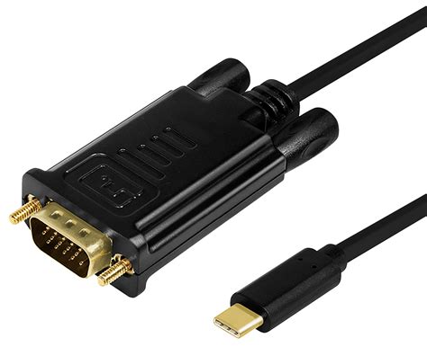 Adapterkabel USB C Auf VGA Stecker 1 8m ETT Der Elektronik Und