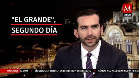 Milenio Noticias Con Alejandro Domínguez 24 De Enero De 2023 Grupo Milenio