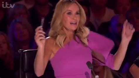 BGT Babe Amanda Holden Flashes Braless Figure As She Makes Racy TikTok