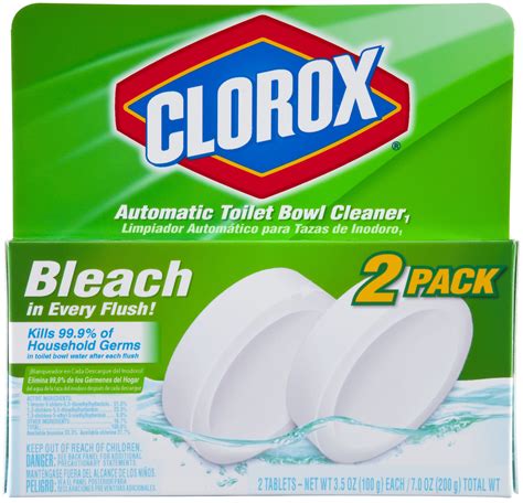 Clorox Automatic Toilet Bowl Cleaner Bleach 2 3 5 Oz 100 G Tablets