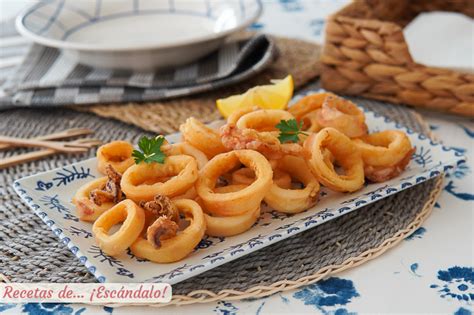 Prepara los calamares a la andaluza más ricos Recetas de Escándalo