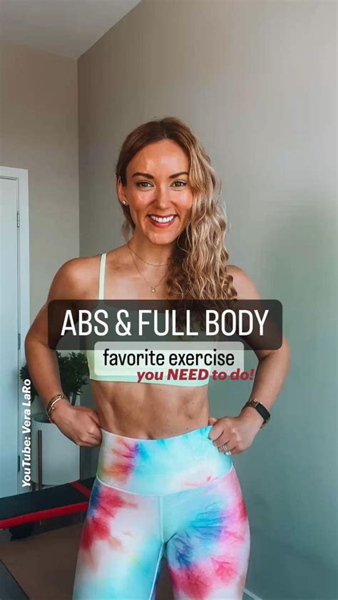 MUST TRY ABS FULL BODY EXERCISE YouTube Vera LaRo Abs Workout