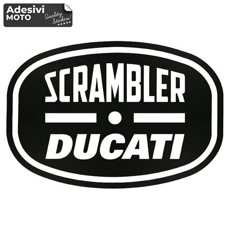 Scrambler Ducati Sticker Fuel Tank Sides Tip Tail Helmet Adesivi Moto