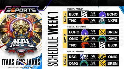 It S Blacklist Vs Echo In Opening Day As Mpl Ph Unveils S Schedule