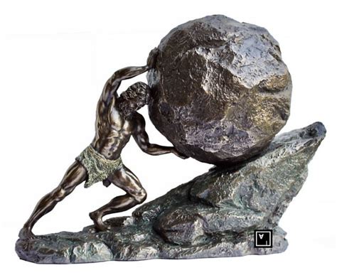 Sisyphus Statue