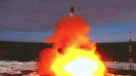 Russia Sarmat Icbm Successfully Test Launched From Plesetsk Cosmodrome