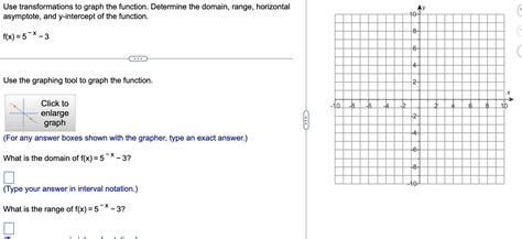 Solved Use Transformations To Graph The Function Determine Chegg