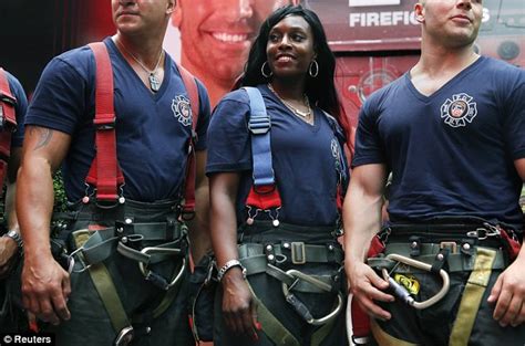 First Female Firefighter Appears In Fdnys Sexy Calendar Of Heroes Daily Mail Online